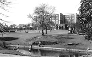 People's Park And Percival Whitley College Of Further Education c.1960, Halifax