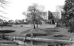 People's Park And Percival Whitley College Of Further Education c.1960, Halifax