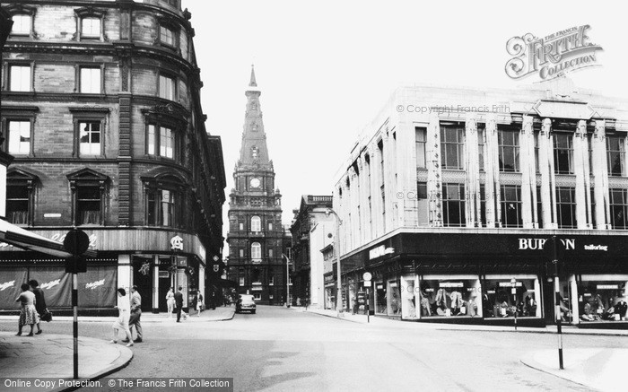 Photo of Halifax, Princess Street And The Town Hall c.1960
