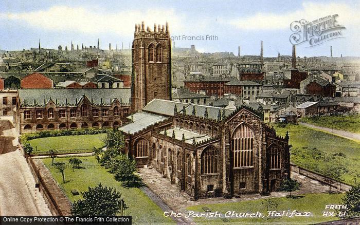 Photo of Halifax, St John The Baptist Church c.1957