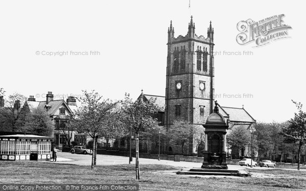 Photo of Halifax, St Jude's Church, Savile Park c.1955