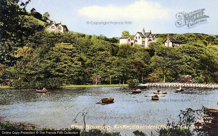 Photo of Halifax, The Boating Lake, Shibden Park c.1955