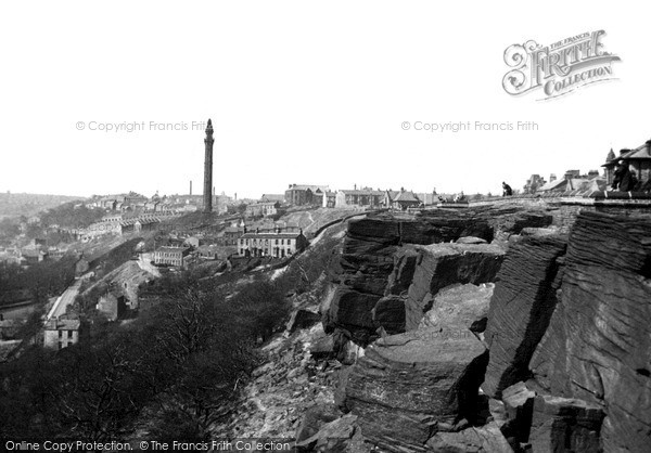 Photo of Halifax, The Rocks And Wainhouse Tower c.1955