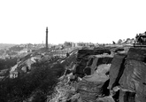 The Rocks And Wainhouse Tower c.1955, Halifax
