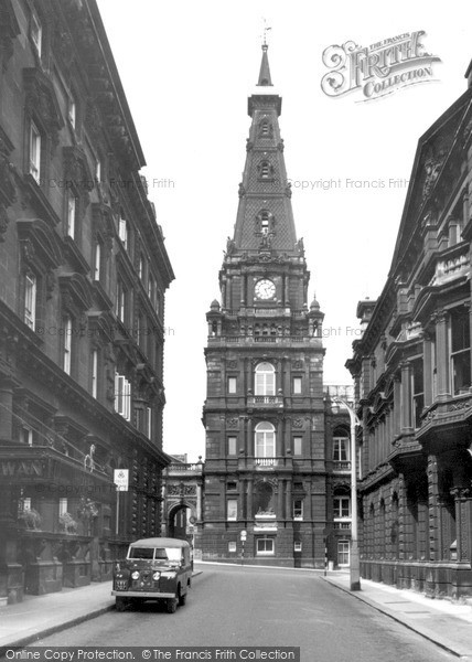 Photo of Halifax, The Town Hall And White Swan c.1960