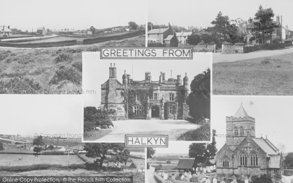 Photo of Halkyn, Composite c.1955