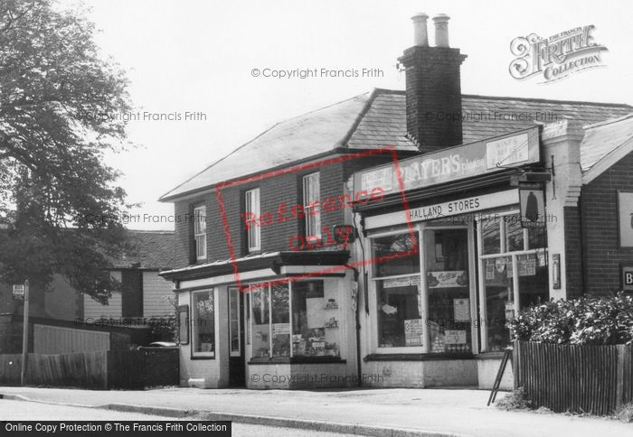 Photo of Halland, The Stores And Post Office c.1965