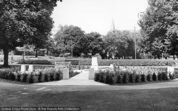 Photo of Halstead, Garden Of Remembrance, Recreation Ground c.1955