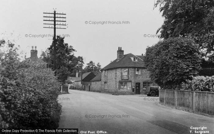 Photo of Halstead, The Old Post Office And The Cross Roads c.1955