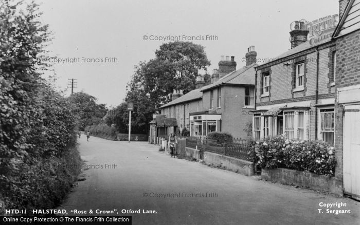 Photo of Halstead, The Rose And Crown, Otford Lane c.1955