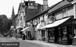 Trinity Street, Shops c.1955, Halstead