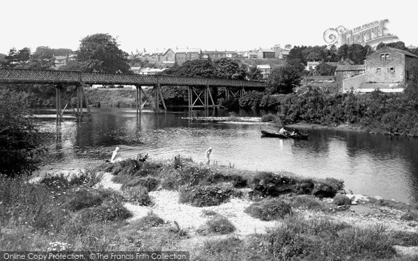 Photo of Halton, From The River Lune c.1955