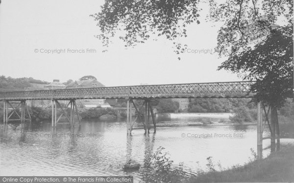 Photo of Halton, The Bridge And Weir c.1955