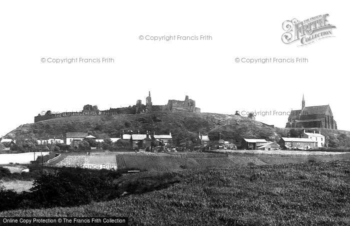 Photo of Halton, The Castle And Church 1900