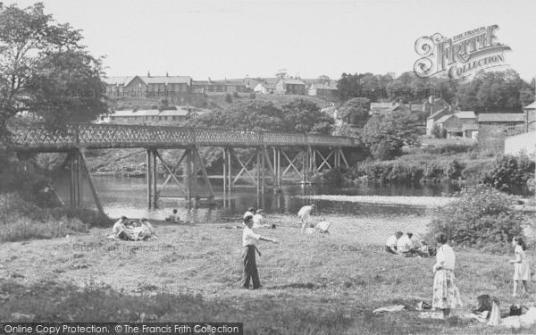 Photo of Halton, The River And Bridge c.1955