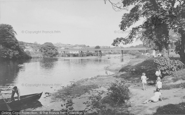 Photo of Halton, The River And Bridge c.1960