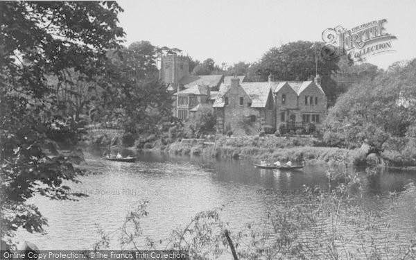 Photo of Halton, The River And Church c.1960