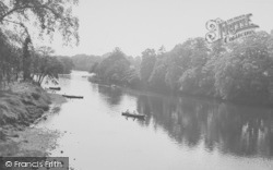 The River Lune c.1955, Halton