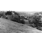 Lambley Viaduct And Station c.1955, Haltwhistle