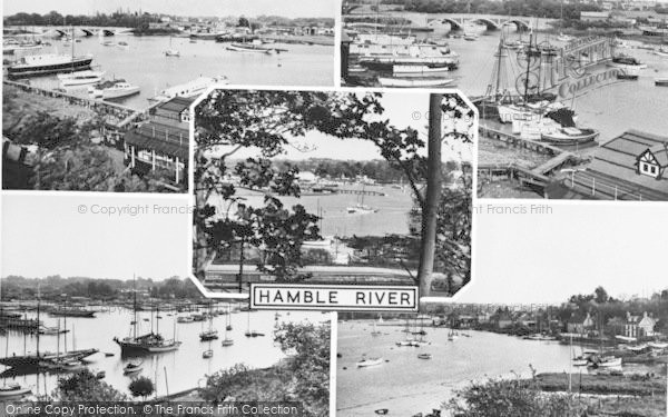 Photo of Hamble, Composite c.1955