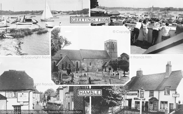 Photo of Hamble, Composite c.1960