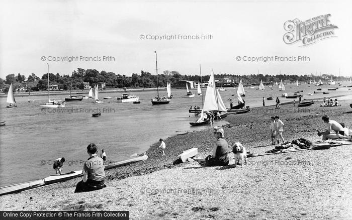 Photo of Hamble, Sailing Off Warsash c.1960