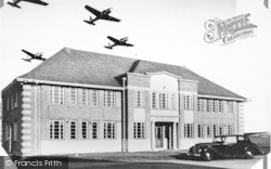 Hamble, The Administrative Building c.1955, Hamble-Le-Rice