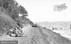 Hamble, The Beach c.1955, Hamble-Le-Rice