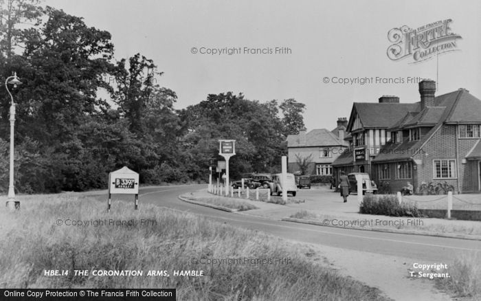 Photo of Hamble, The Coronation Arms c.1955