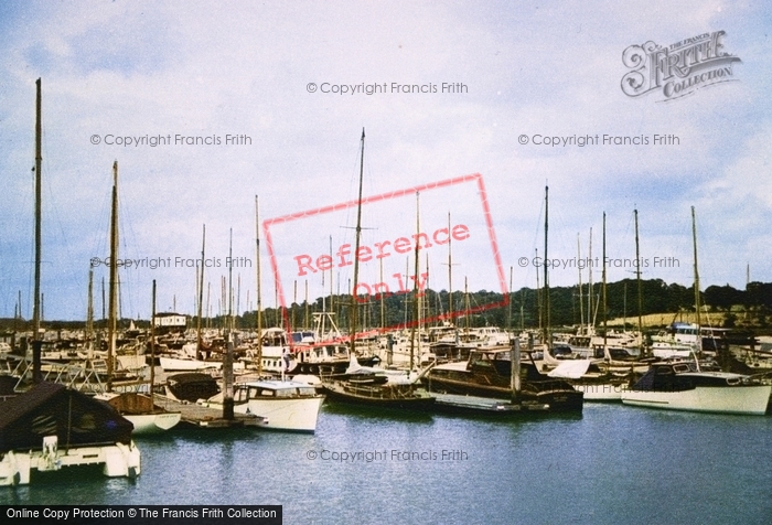 Photo of Hamble, The Marina c.1960