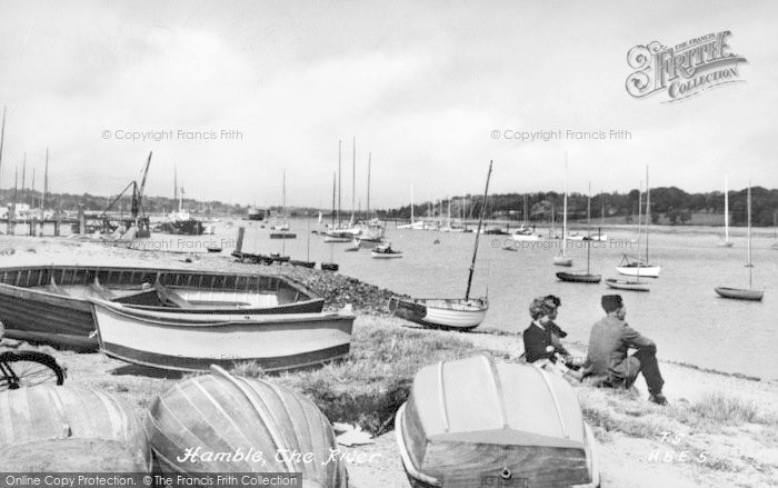 Photo of Hamble, The River c.1955