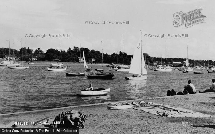 Photo of Hamble, The River Hamble c.1960