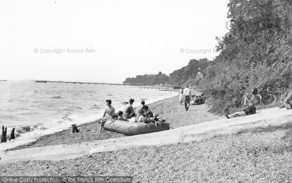Photo of Hamble, The Shore c.1955