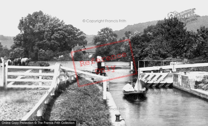 Photo of Hambleden, The Lock 1890