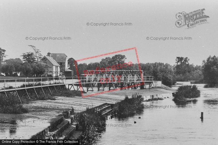 Photo of Hambleden, Weir 1890