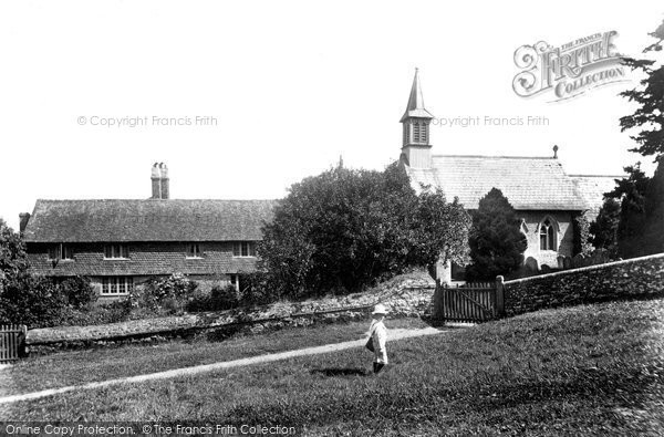 Photo of Hambledon, St Peter's Church And Cottages 1904
