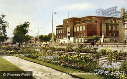 Furnivall Gardens And Town Hall c.1960, Hammersmith