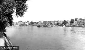 Hammersmith, Lower Mall from the Barnes Bank c1960