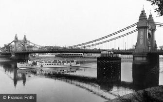 Hammersmith, the Bridge c1960