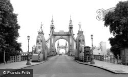 The Bridge c.1960, Hammersmith