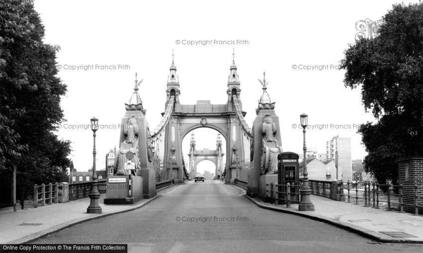 Hammersmith, the Bridge c1960