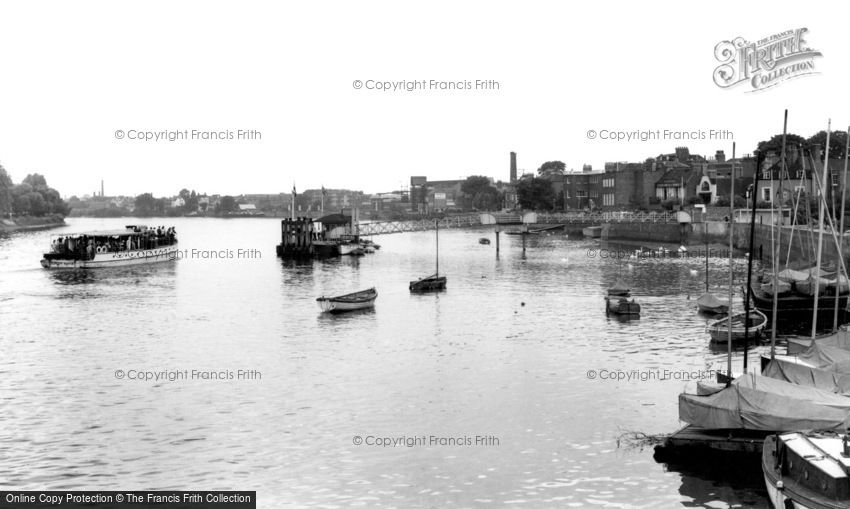Hammersmith, the Dove Pier c1960