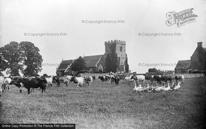 Photo of Hampreston, All Saints Church c.1880
