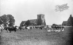 All Saints Church c.1880, Hampreston