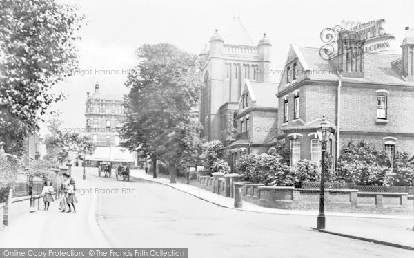 Photo of Hampstead, Dennington Park Road c.1910