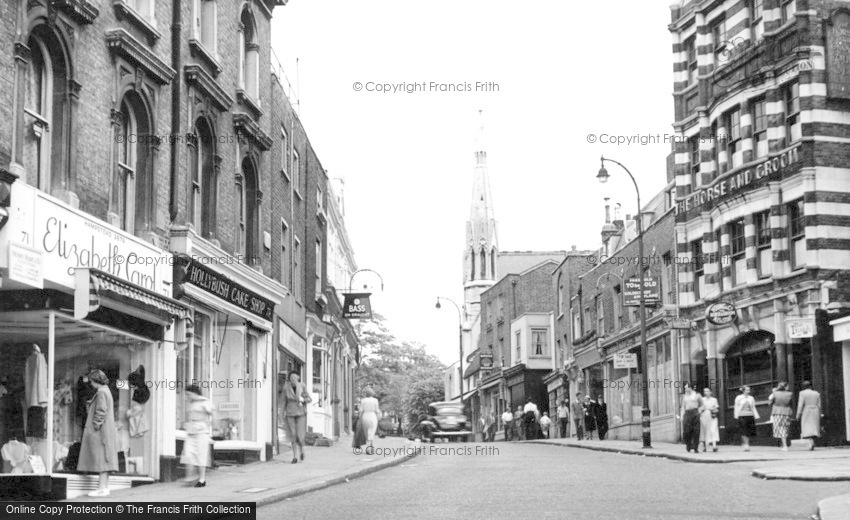 Hampstead, Heath Street c1955