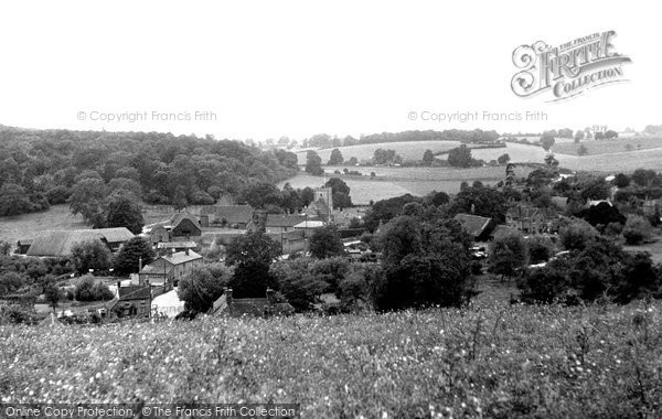 Photo of Hampstead Norreys, The Village From Folly Hill c.1950