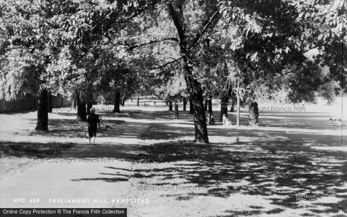 Photo of Hampstead, Parliament Hill c.1960