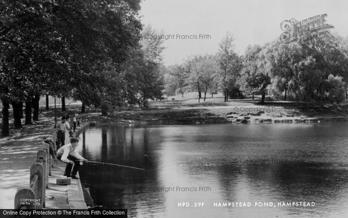 Photo of Hampstead, Pond c.1960