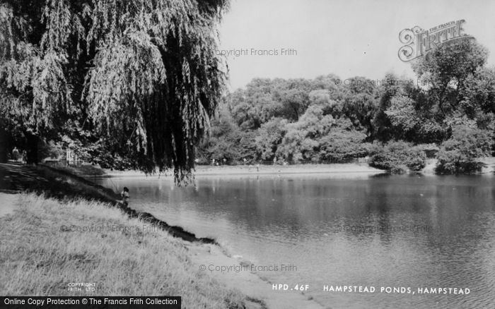 Photo of Hampstead, Ponds c.1960